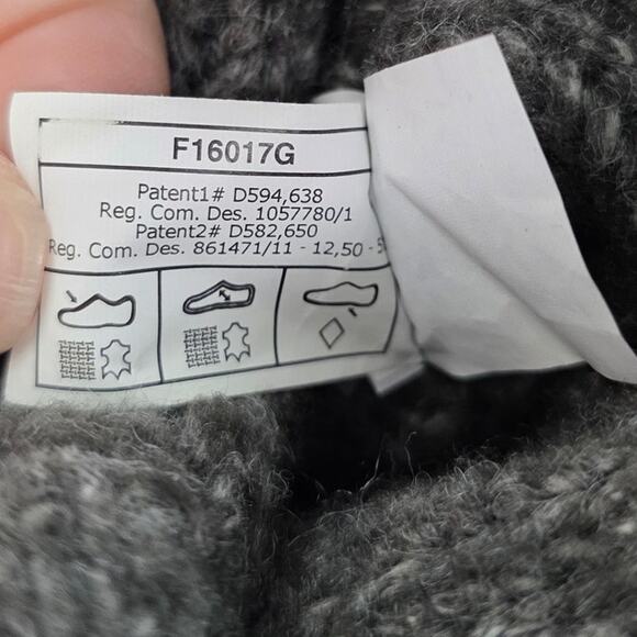 Ugg Gray Lattice Cardy Tall Knit Women's Round Toe Boots Size 9 Style 1016557 - Picture 8 of 11